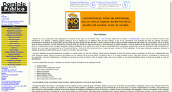 Desktop Screenshot of libros.dominiopublico.es