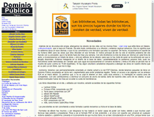 Tablet Screenshot of libros.dominiopublico.es